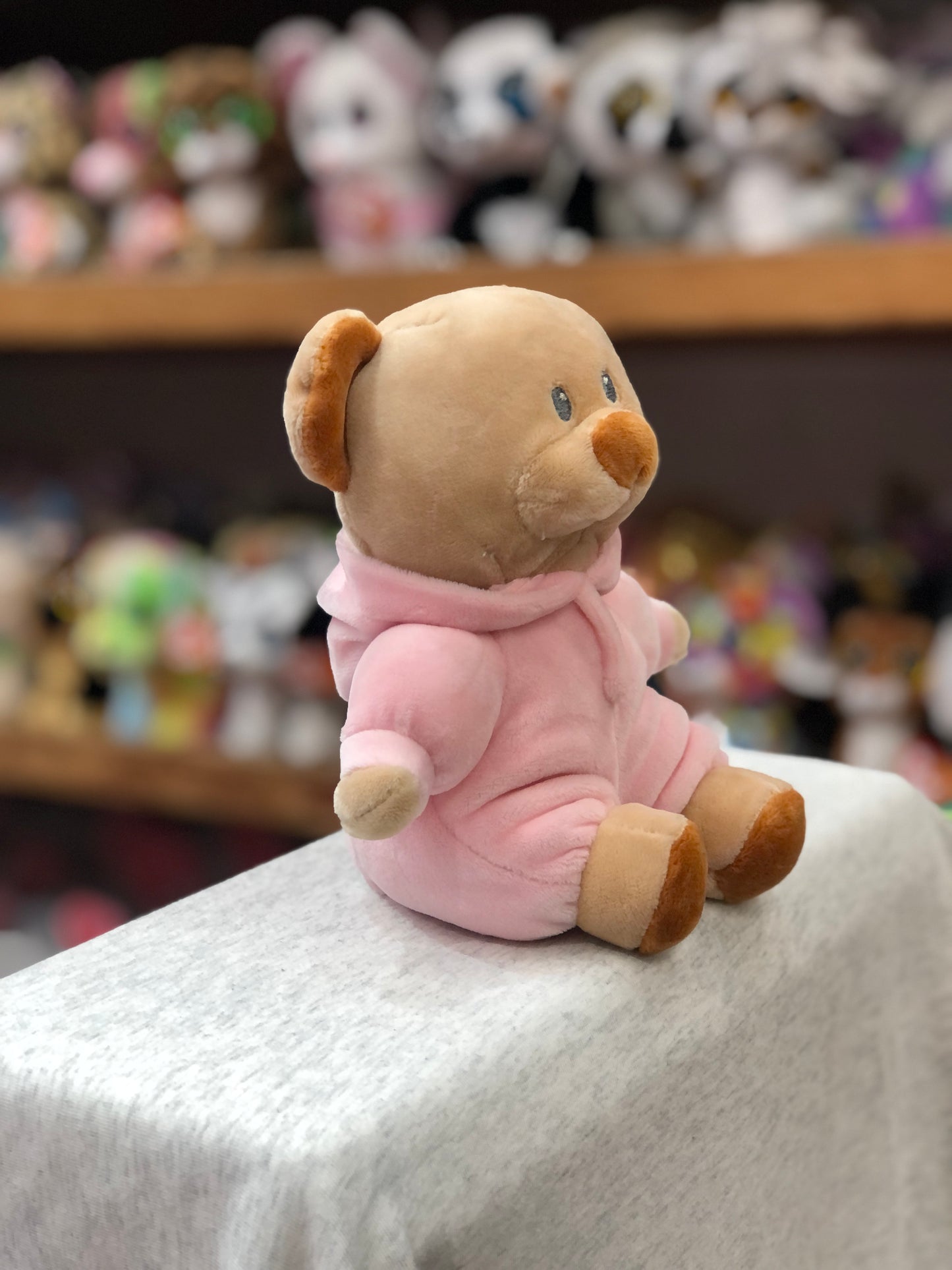 Ty Baby PJ Bear Pink Plush 6"