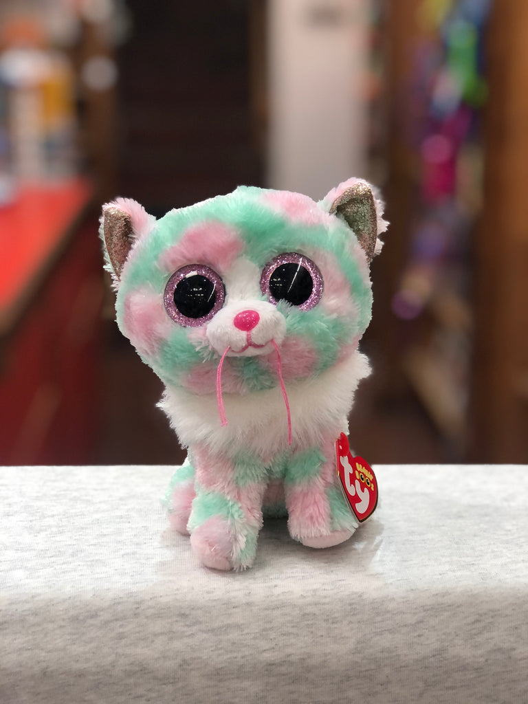 Ty Beanie Boo Opal Pastel Cat Plush 6"