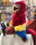 Folkmanis Scarlet Macaw Puppet 25"