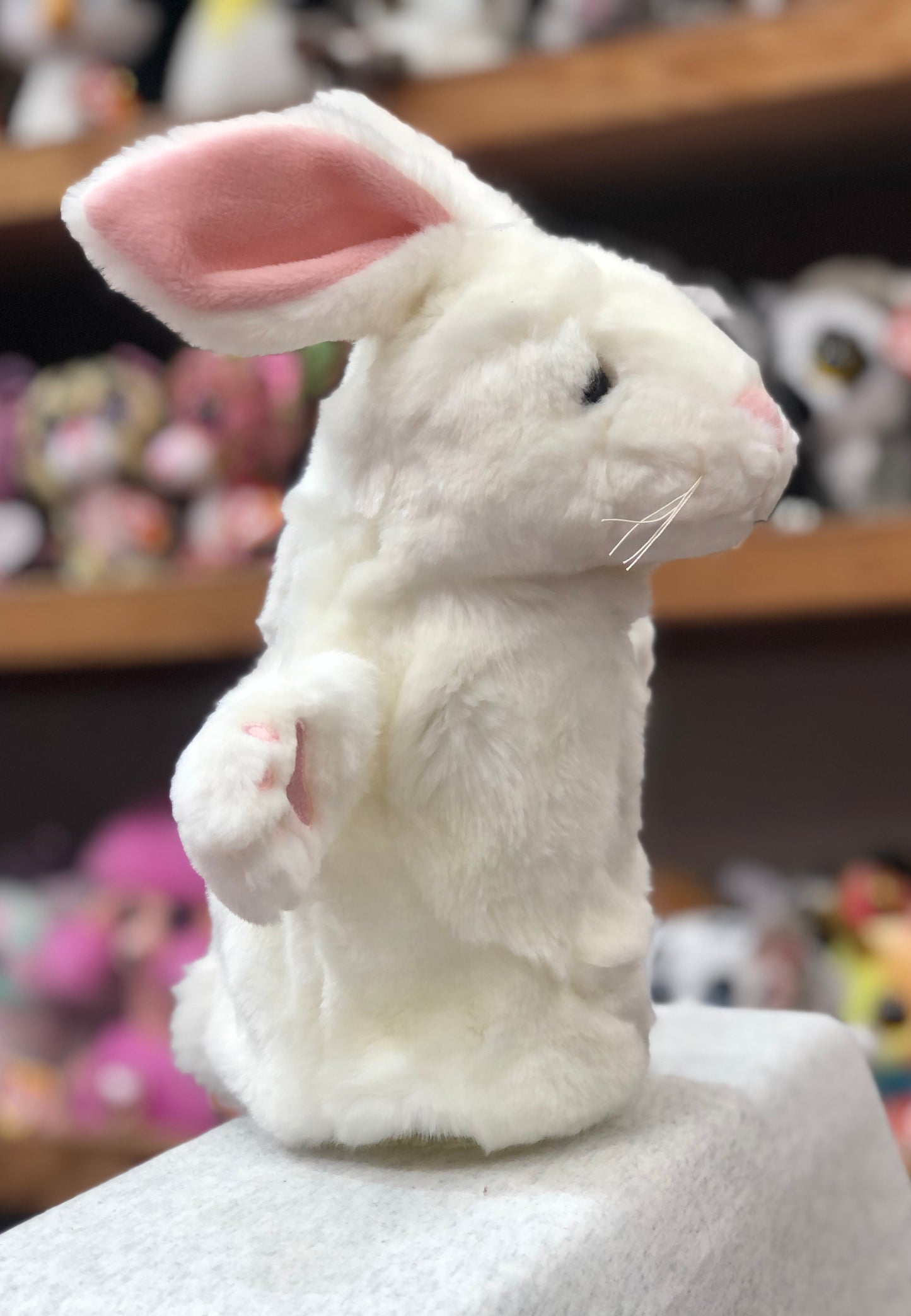 The Puppet Company CarPets White Rabbit Hand Puppet 11"