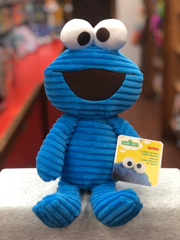 Gund Sesame Street Cuddly Corduroy Cookie Monster Plush 13"