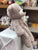 Gund Fuzzy Bear Gray Plush 13.5"