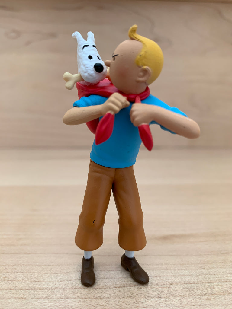 Tintin Brings Snowy Back Mini Figure
