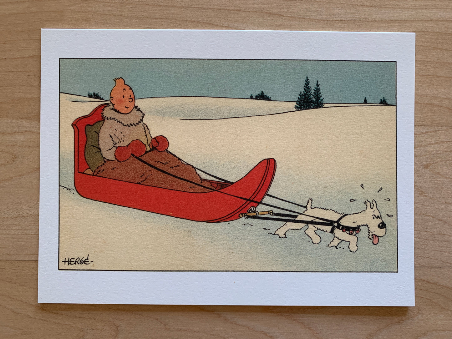 Tintin Christmas Card Box Set