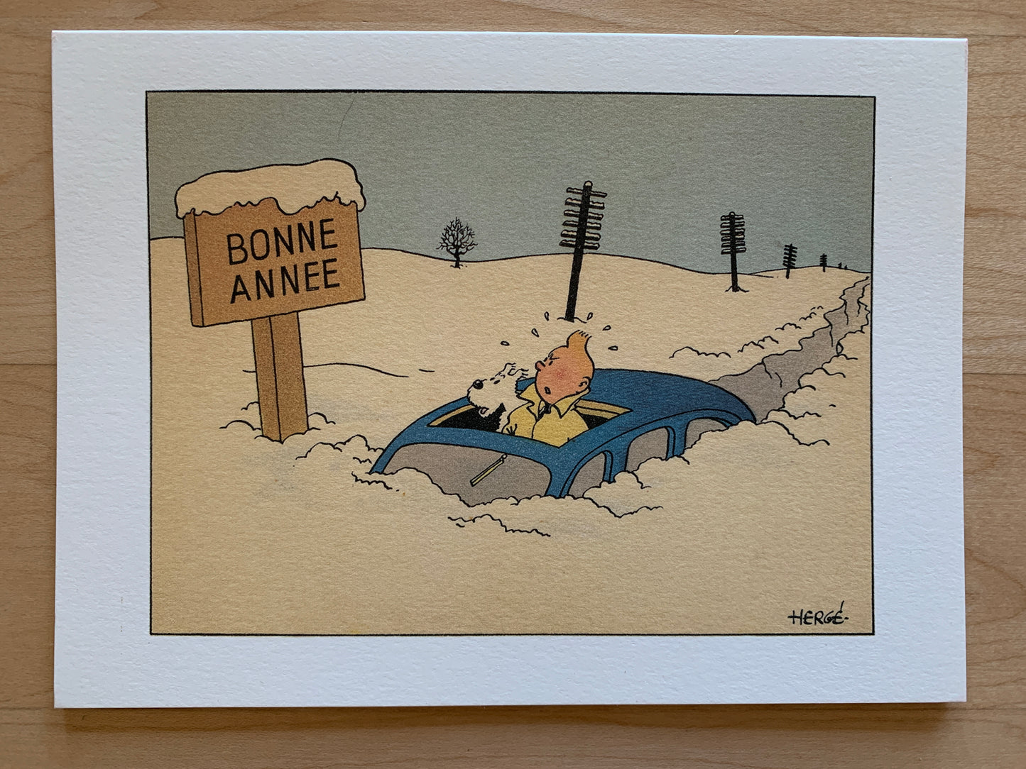 Tintin Christmas Card Box Set