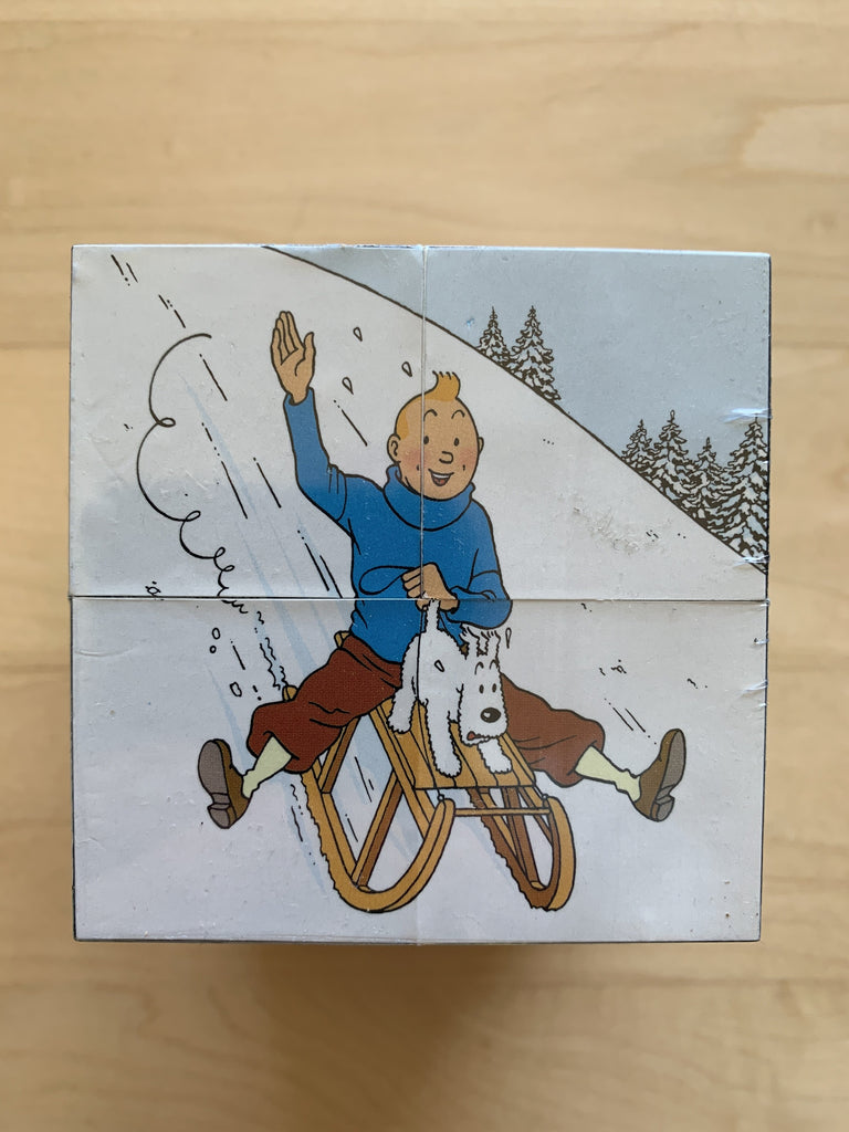 Tintin 2002 Christmas Cube Puzzle