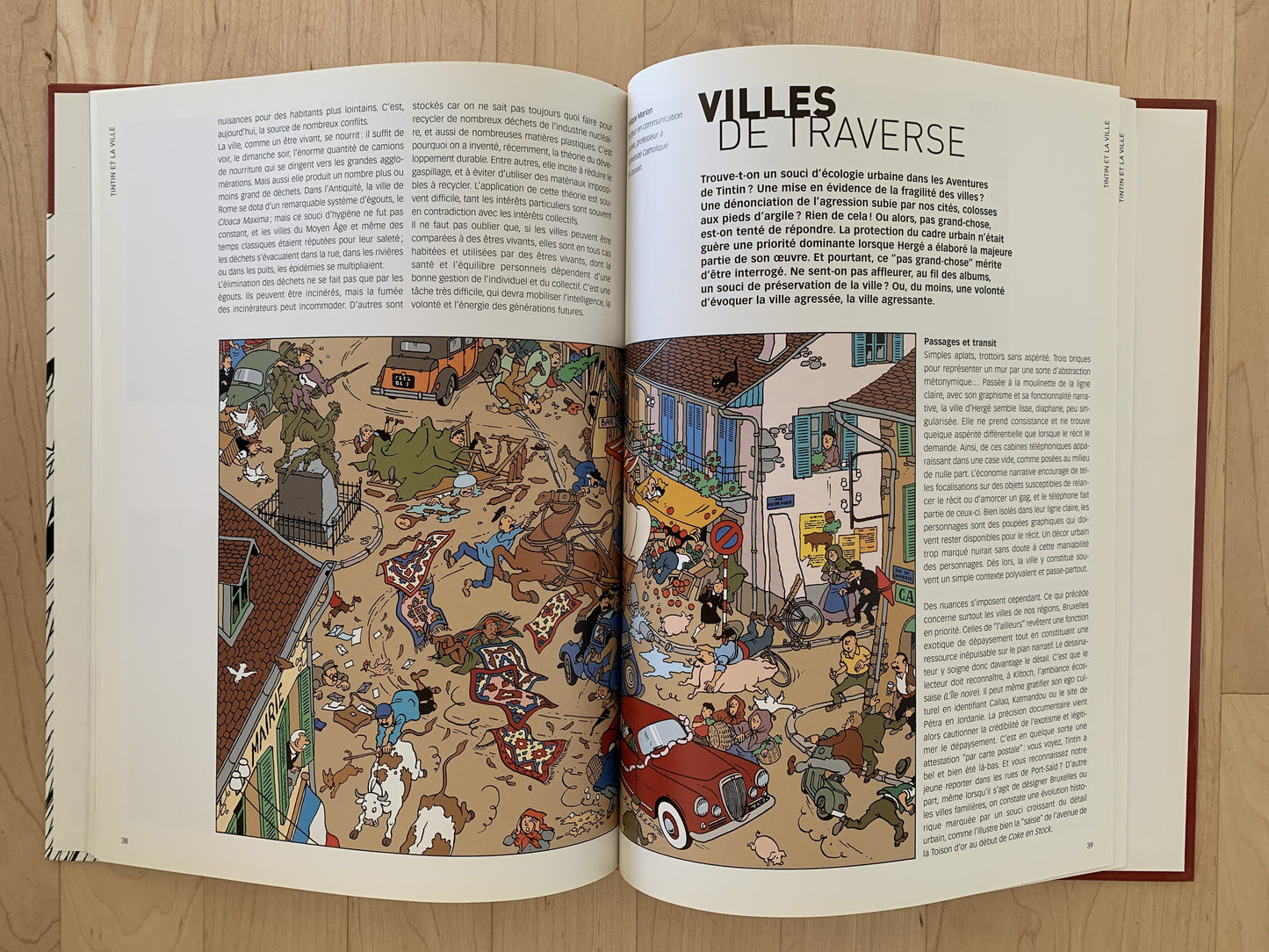 Tintin et la ville