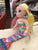 Ty Sea Sequins Anastasia Sequin Rainbow Mermaid Plush 10"