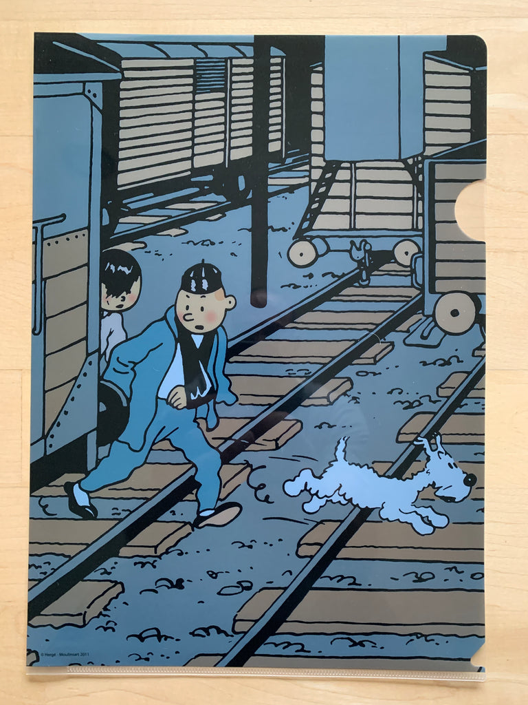 Tintin The Blue Lotus Grand Voyageur A4 File Folder