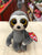 Ty Beanie Boo Dangler Two Tone Sloth Plush Clip 5"