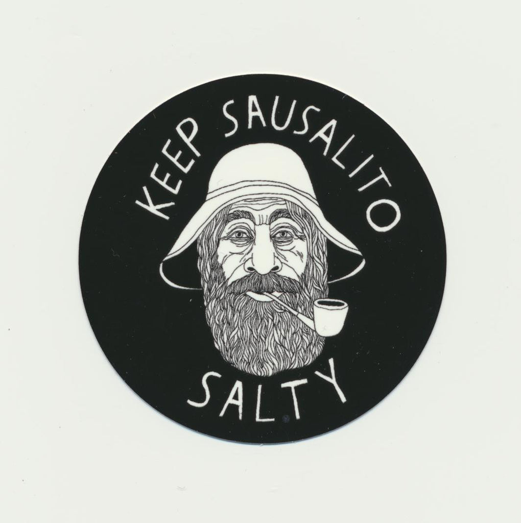 Keep Sausalito Salty Sticker 3"