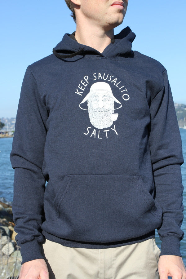 Navy Blue Keep Sausalito Salty Hooded Sweat