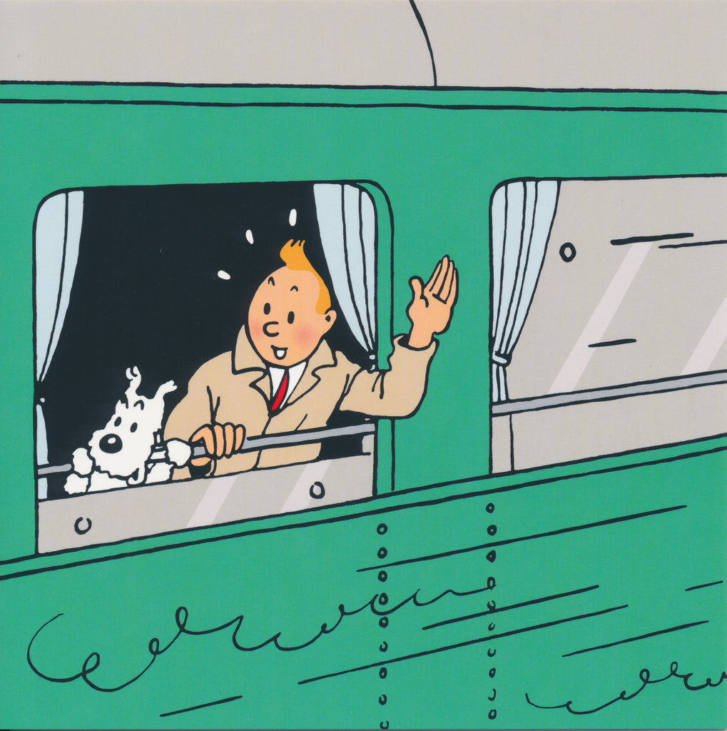 Tintin Train Notecard #06