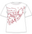Tintin and Snowy Surprised T Shirt Red Line