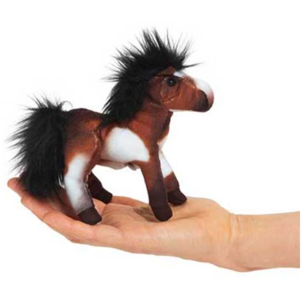 Folkmanis Mini Horse Finger Puppet 5"