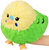 Squishable Mini Green Budgie