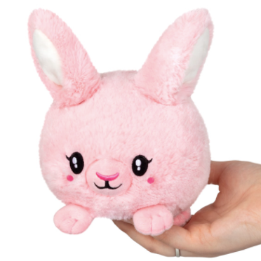 Squishable Snacker Pink Fluffy Bunny