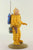 In awe, for the first time, Tintin sets his eyes on the rocket that will take him to the moon. From The Adventures of Tintin, Destination Moon.  Resin figure is 14.5cm (5.6") tall. Base is 6cm (2.7") across. Made by Moulinsart. 