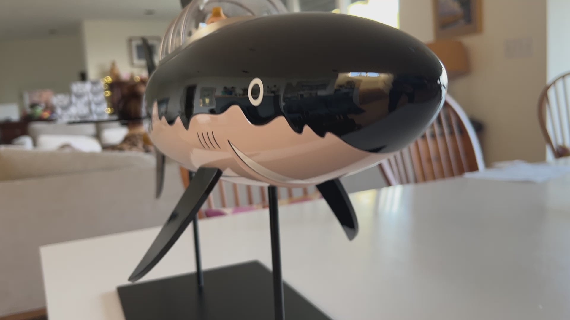 Tintin 77cm Submarine Shark From Red Rackham's Treasure Ref. 40029