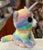 Ty Beanie Boo Medium Heather Unicorn Cat Plush 13”