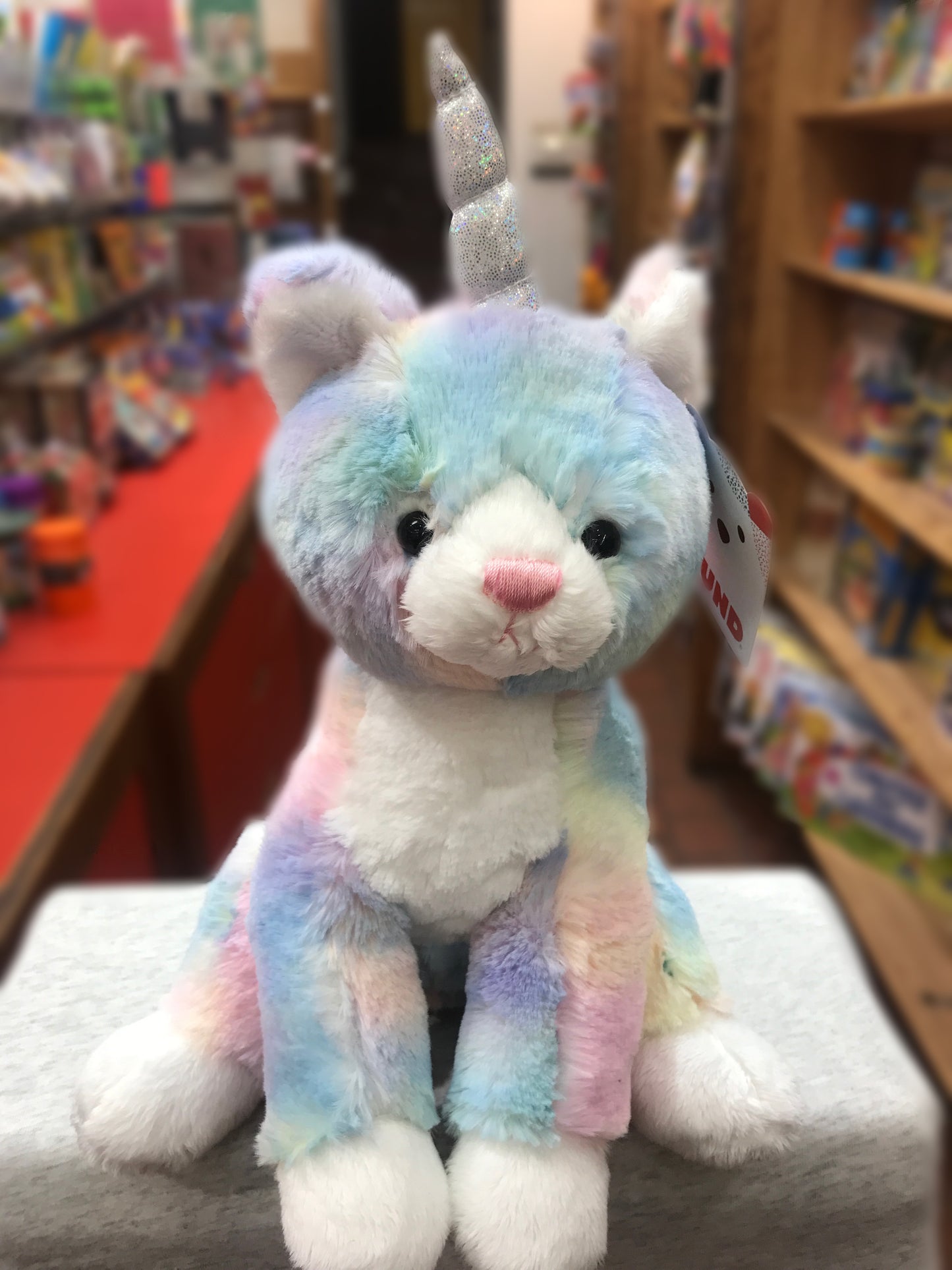 Gund Shimmer Caticorn in Tye Dye Plush 11" Gund Shimmer Caticorn in Tye Dye Plush 11"