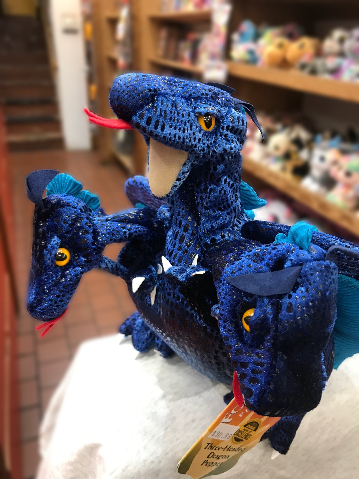 Folkmanis Three-Headed Dragon Puppet 12"