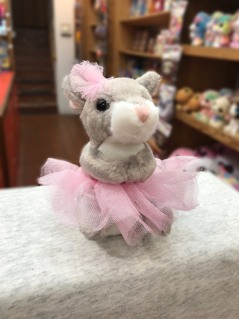 Douglas Tippy Toe Mouse with Tutu Plush 5"