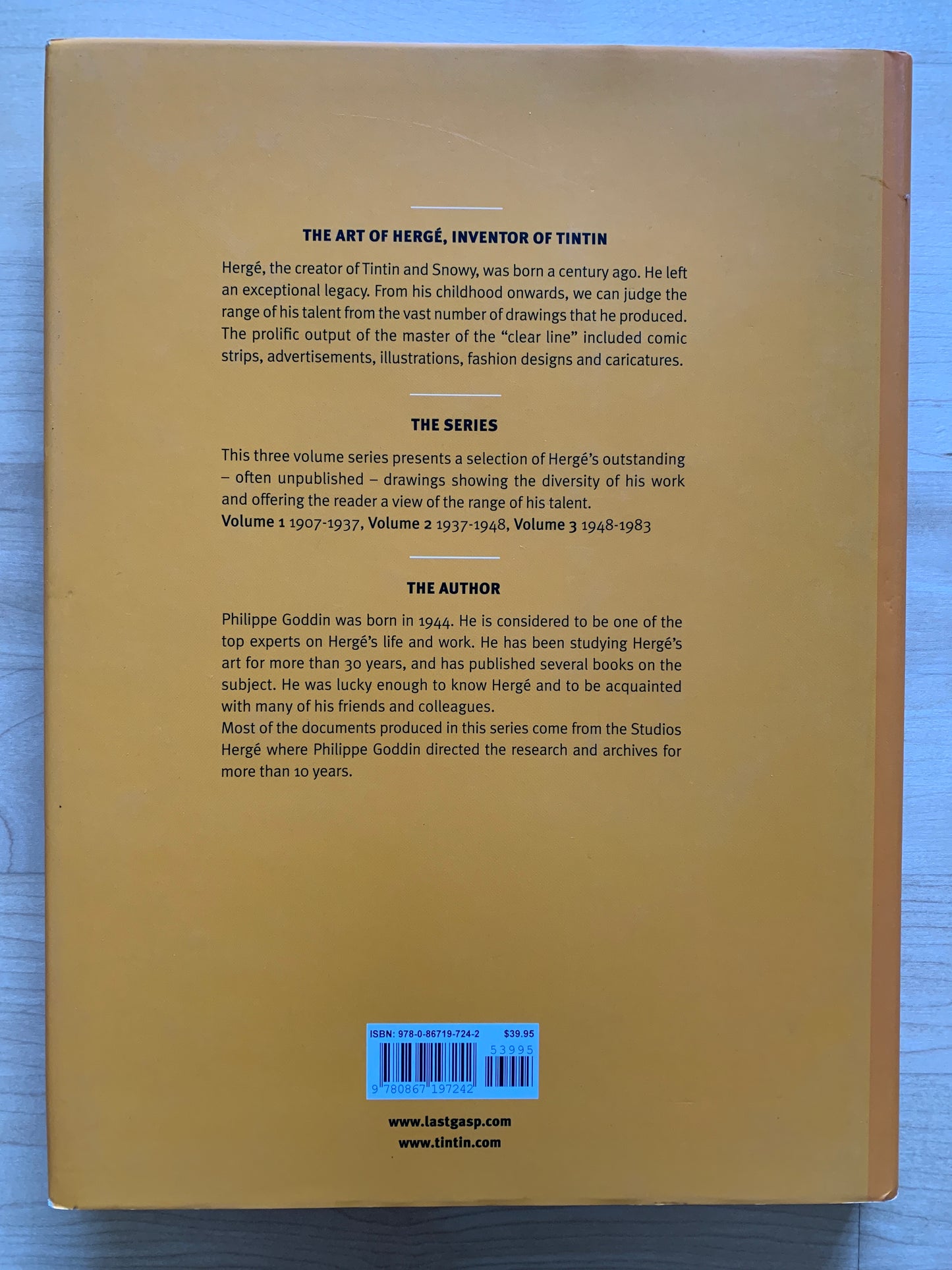 The Art of Herge. Inventor of Tintin. 1937 to 1949. Volume 2. Philippe Goddin