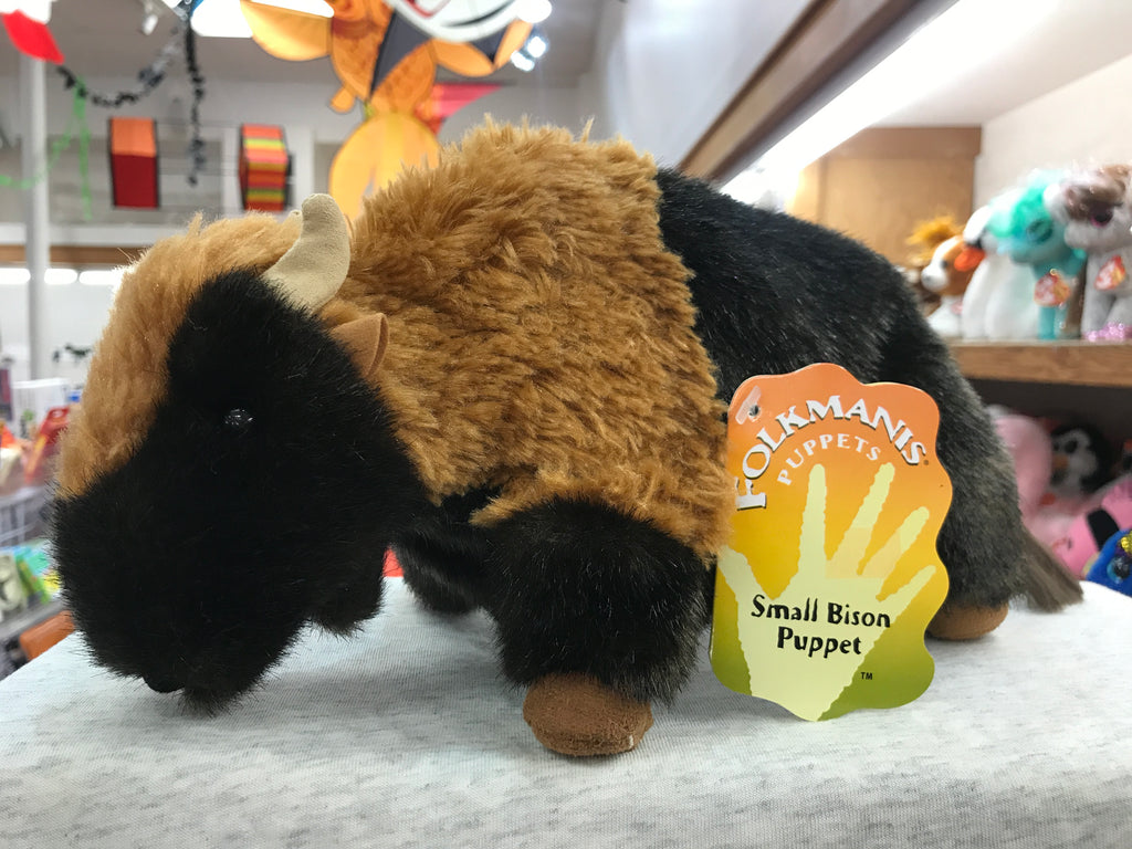 Folkmanis Small Bison Puppet 10”