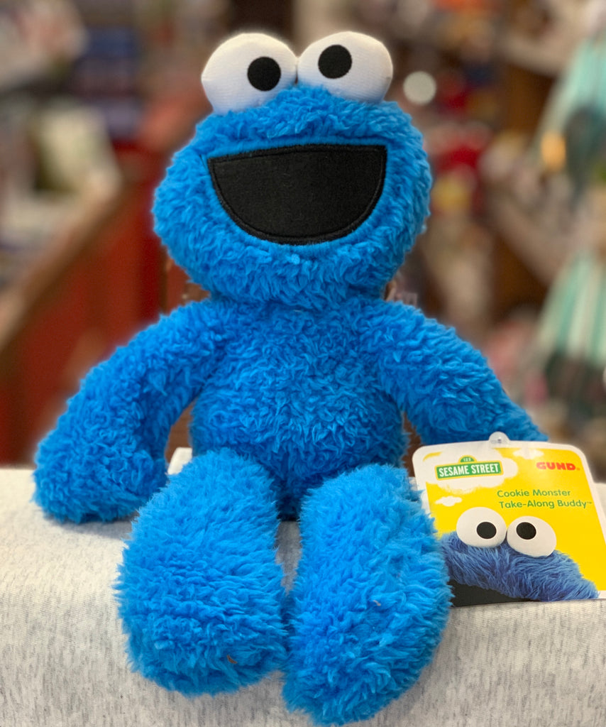 Gund Sesame Street Cookie Monster Take-Along-Buddy 13”