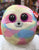 Ty Squish-a-Boo Medium Cooper Pastel Camouflage Sloth Plush 10"