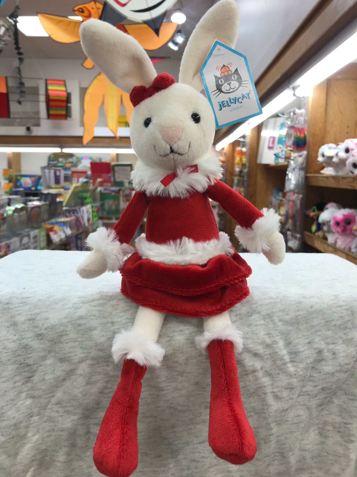 Jellycat Sally Christmas Bitsy Plush 10”
