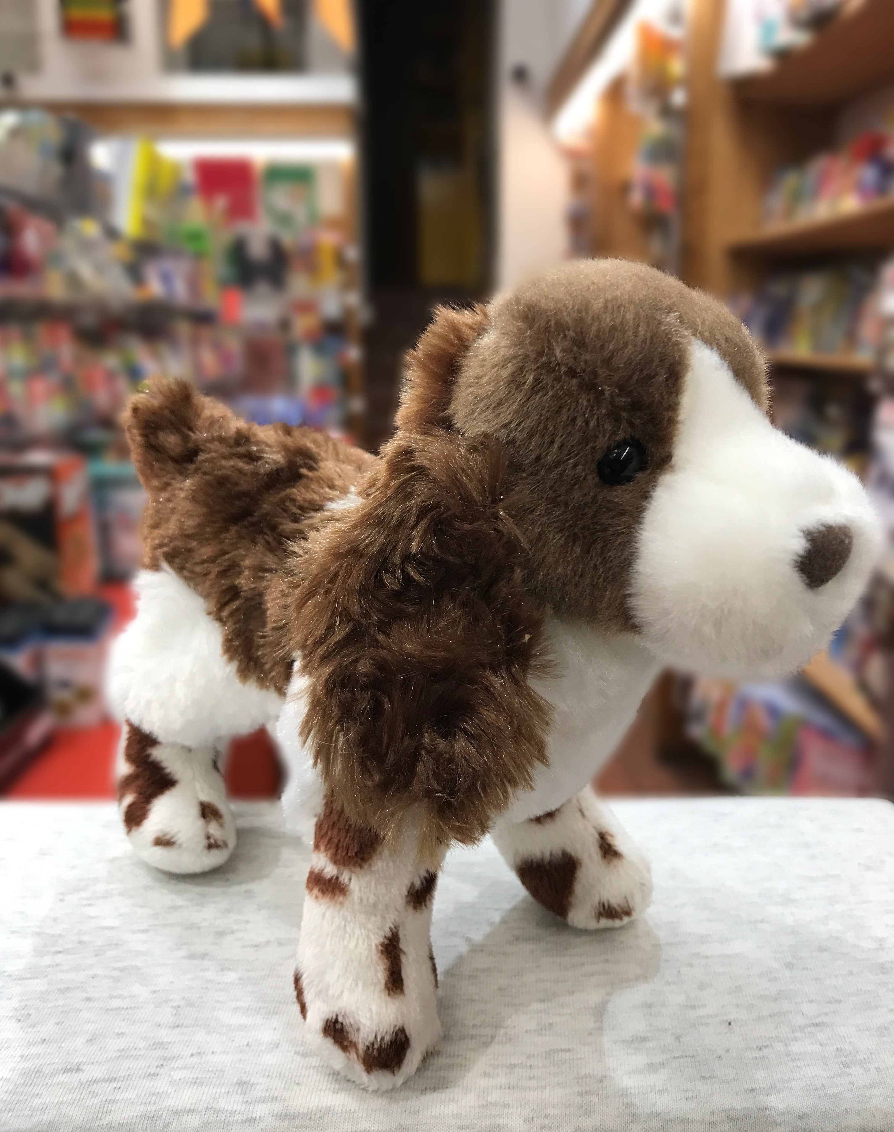 Springer spaniel plush toy top