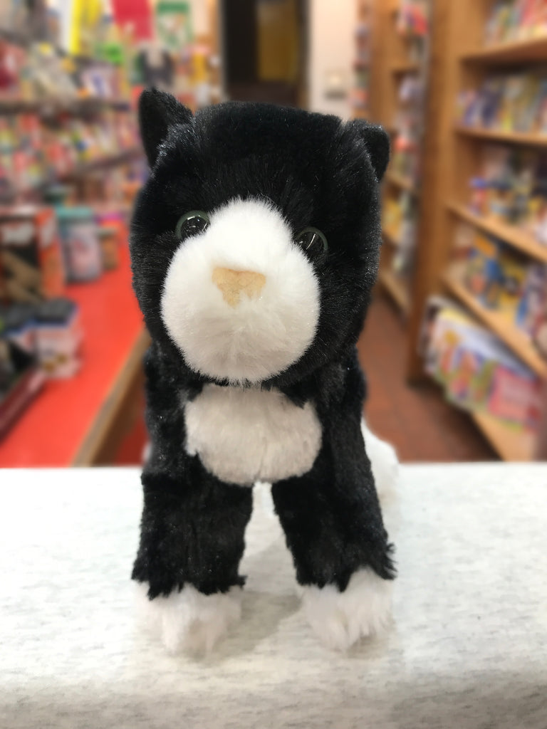 Douglas Snippy Black and White Cat Plush 8"