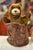 Folkmanis Bear in Tree Stump Hand Puppet 10”