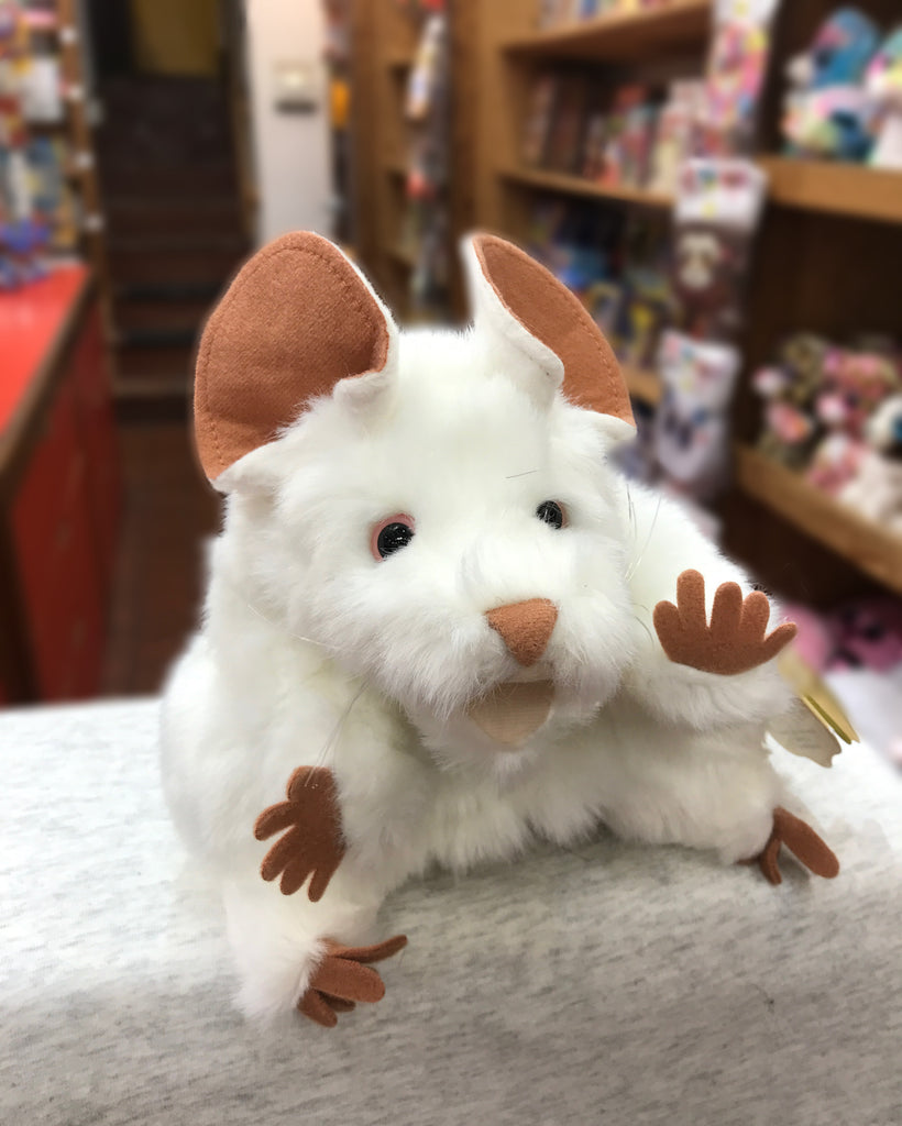 Folkmanis White Mouse Puppet 8"