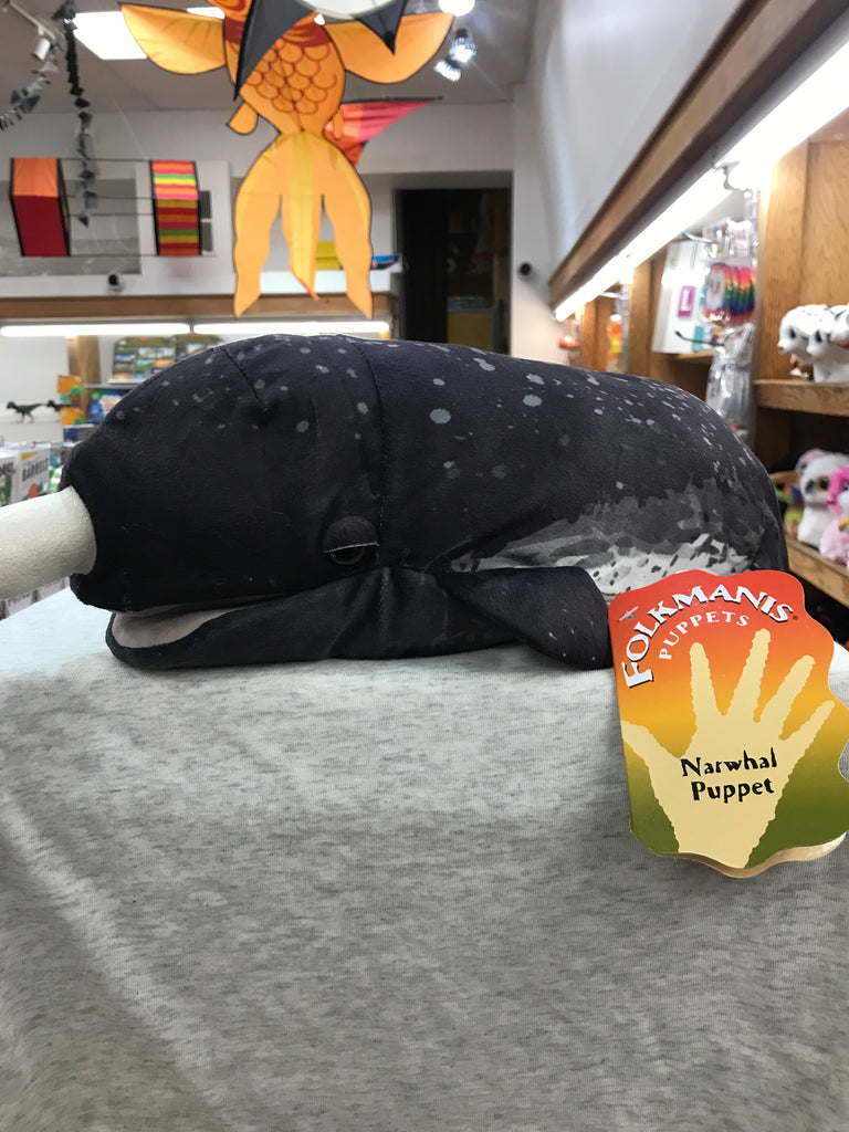Folkmanis Narwhal Puppet 28”