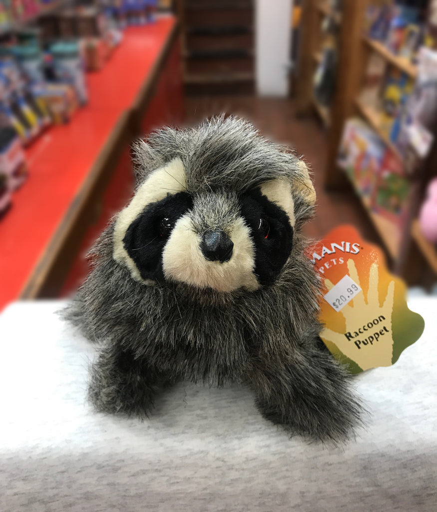 Folkmanis Raccoon Puppet 10”