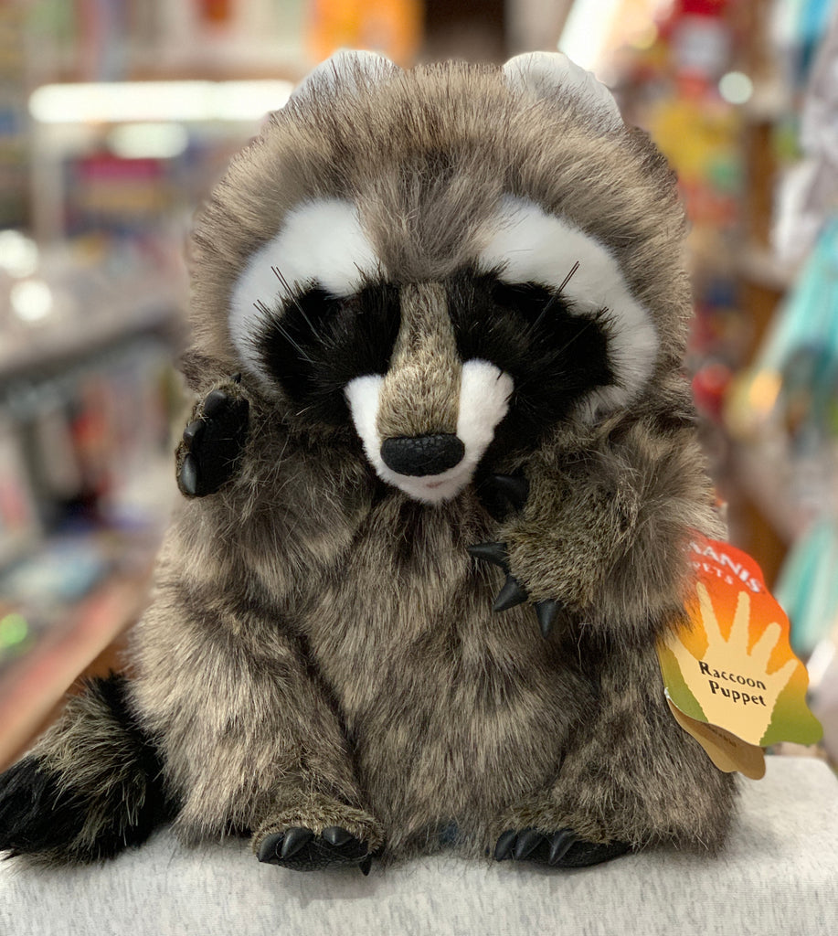 Folkmanis Racoon Hand Puppet 13”