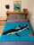 The Shark Submarine Fleece Blanket from Tintin Red Rackham's Treasure