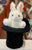 Folkmanis Rabbit in Hat Hand Puppet 14”