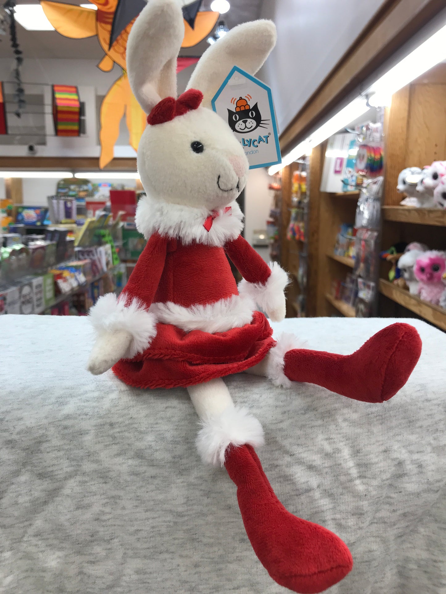 Jellycat Sally Christmas Bitsy Plush 10”