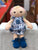 Baby Gund Toddler Doll in Blue Floral Dress Plush 8"