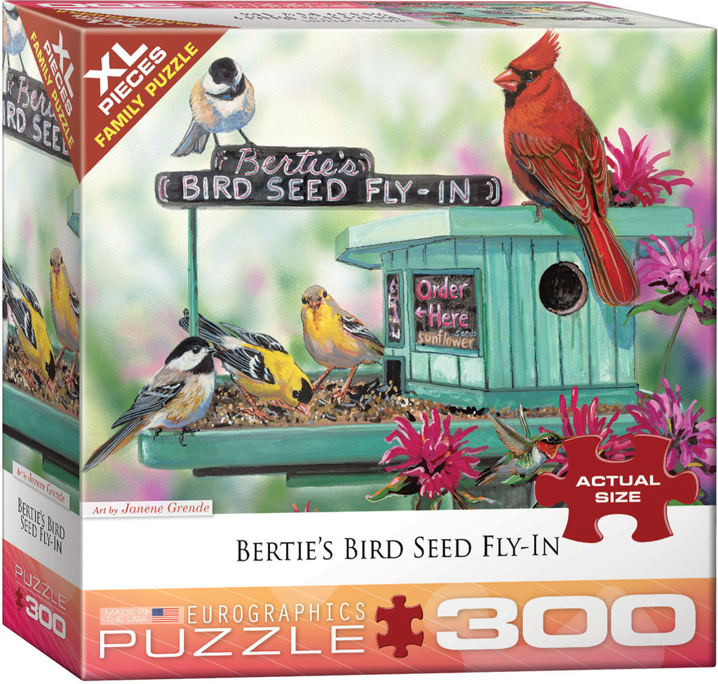 Eurographics Bertie’s Bird Seed Fly-In Puzzle 300 Pcs
