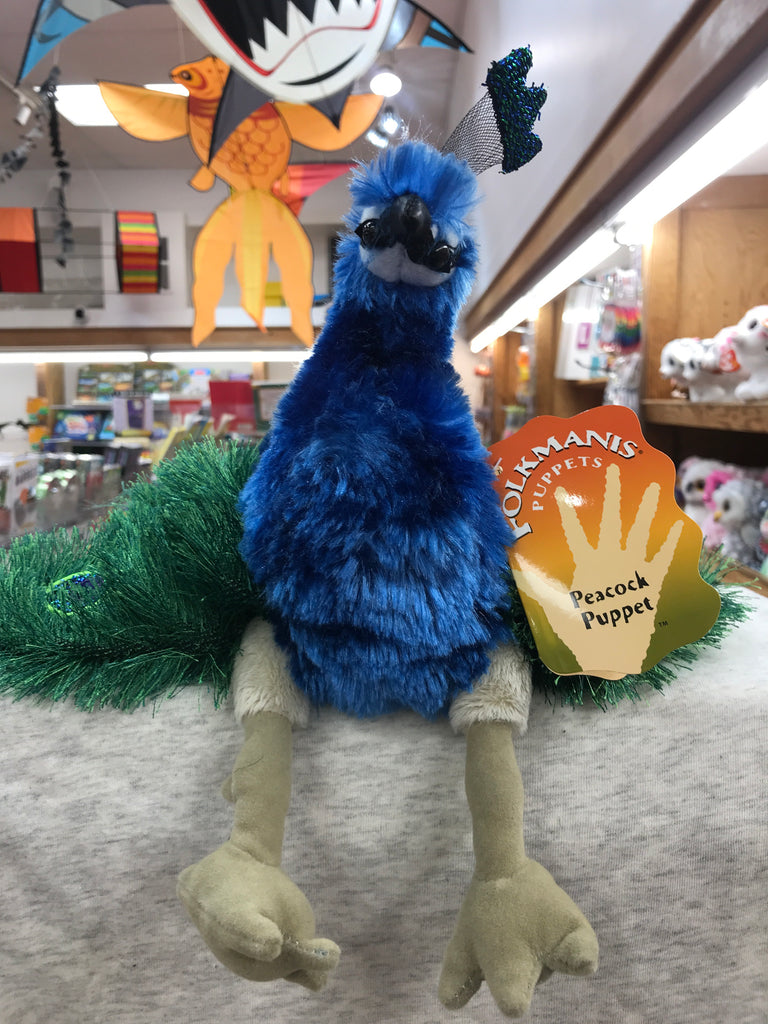 Folkmanis Peacock Puppet 10"