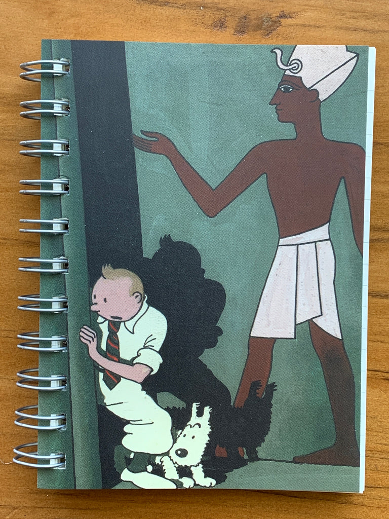 Tintin Cigars of the Pharaoh Spiral Notebook