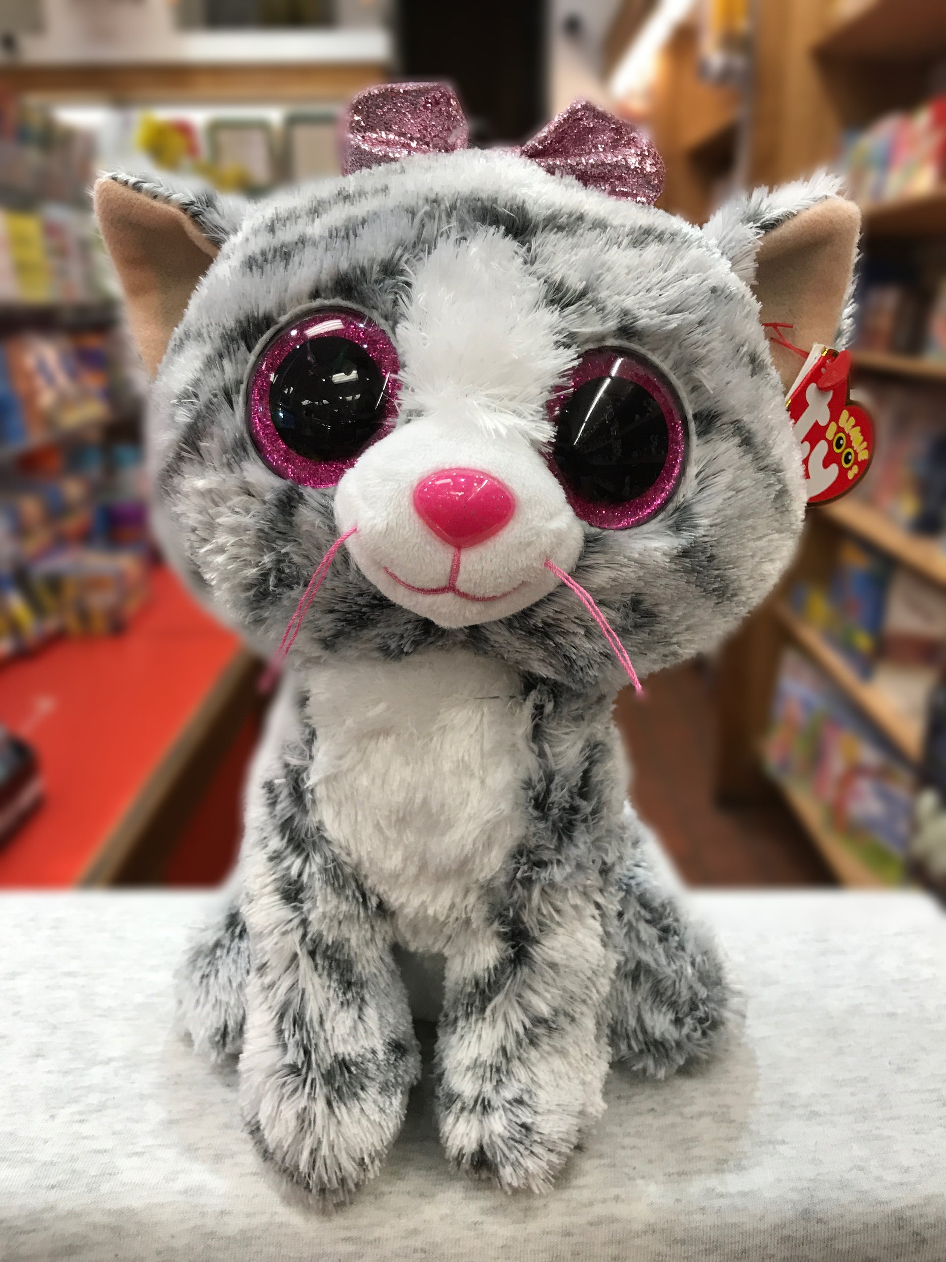 Ty Beanie Boo Medium Kiki Kitty Plush 13