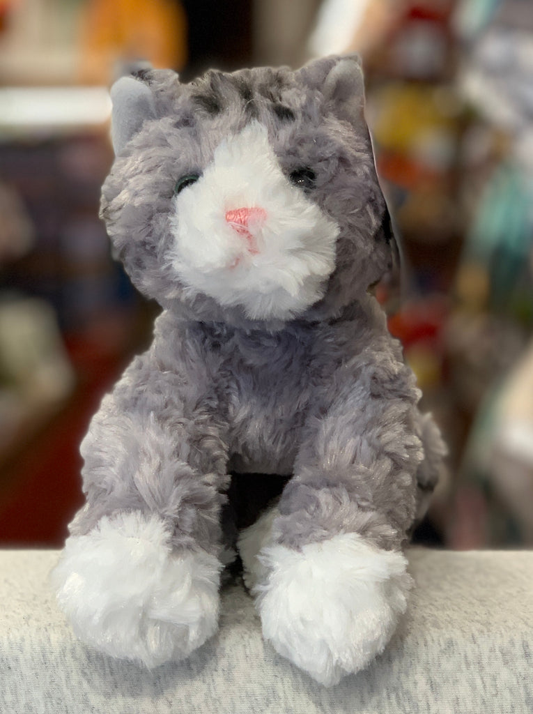 Gund Bootsie Grey Cat Plush 11”