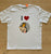 I Heart Tintin 100% White Cotton Tee XL Size Only