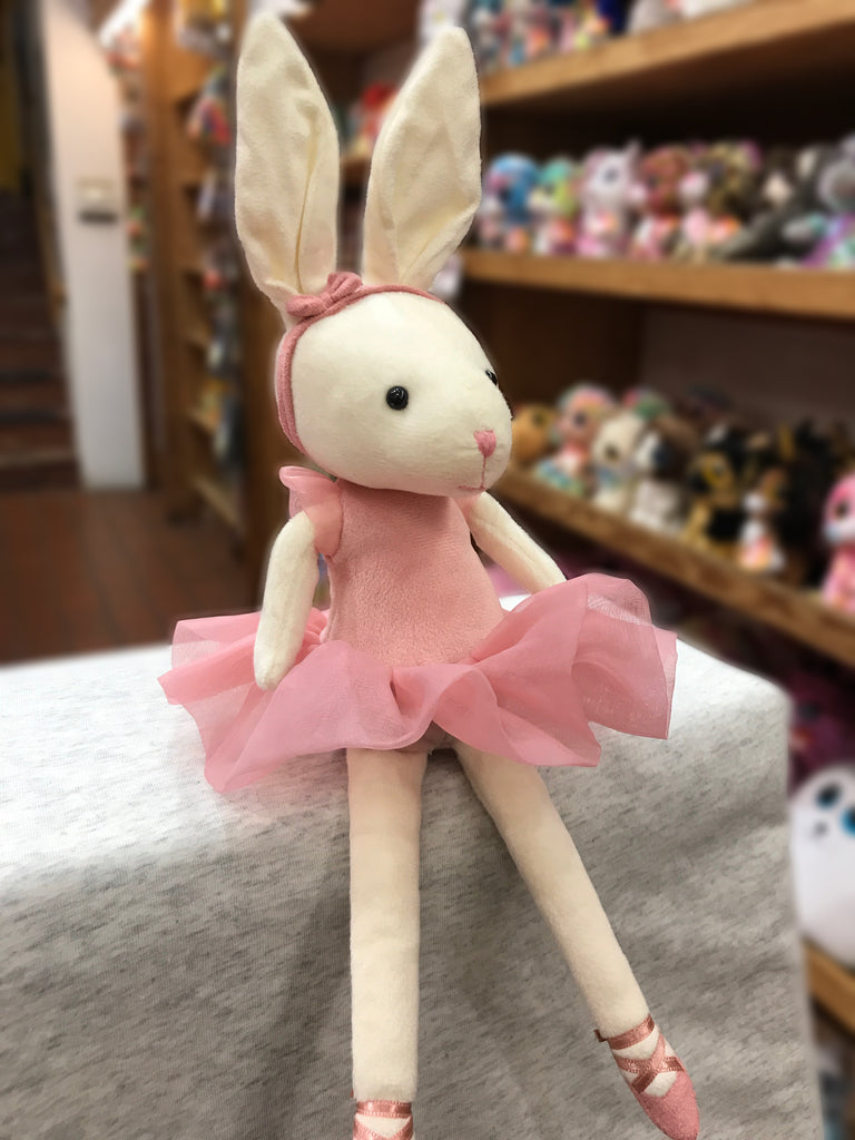 Jellycat Pirouette Bunny Rose Plush 11"